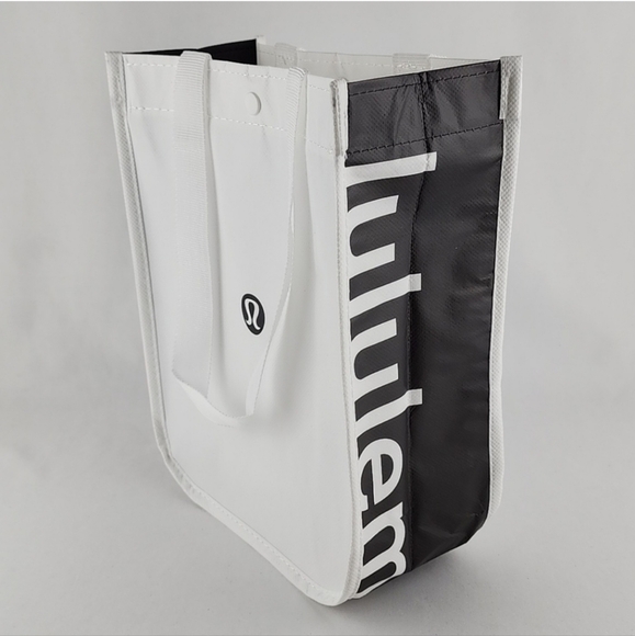 Lululemon 5 Reusable Collectible Carryall Totes White Red Beige Burgundy Olympic - Picture 6 of 16